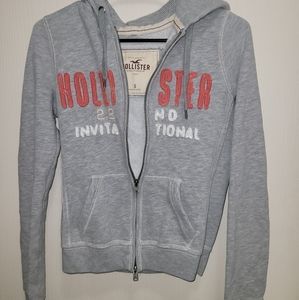 Hollister zip up hoodie